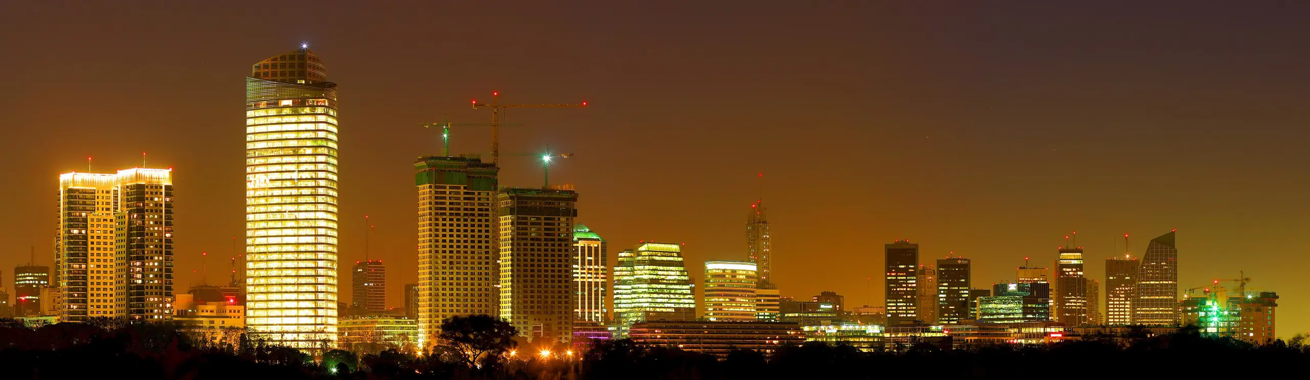 Skyline de Buenos Aires de noche